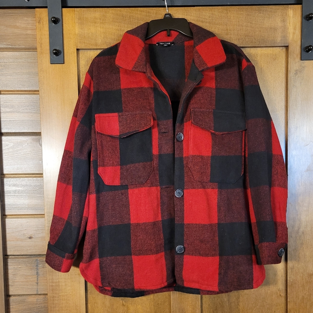 Buffalo Plaid Shacket Size Large - image 1